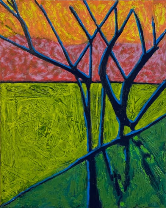 Richard Keen, Blue Trees No. 8, Monhegan