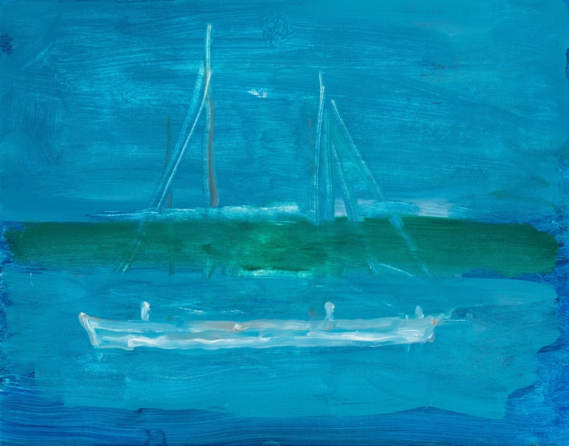 Boat Abstract Painting 