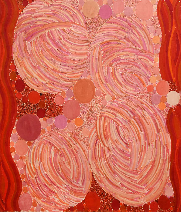 Lynne Drexler, Bubbled Pink, 1973