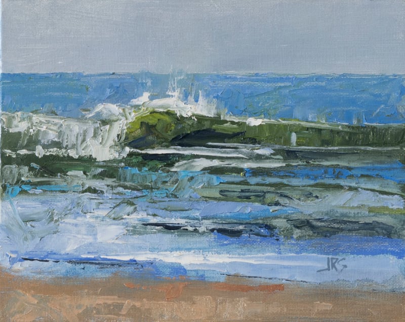 John Santoro, Wave Study, Crescent Beach