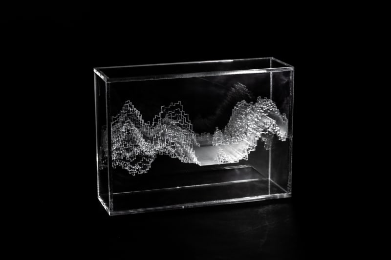 MIGUEL CHEVALIER, Onde de Pixels 1, 2019