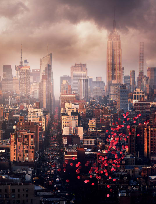 David Drebin, Balloons Over New York, 2016