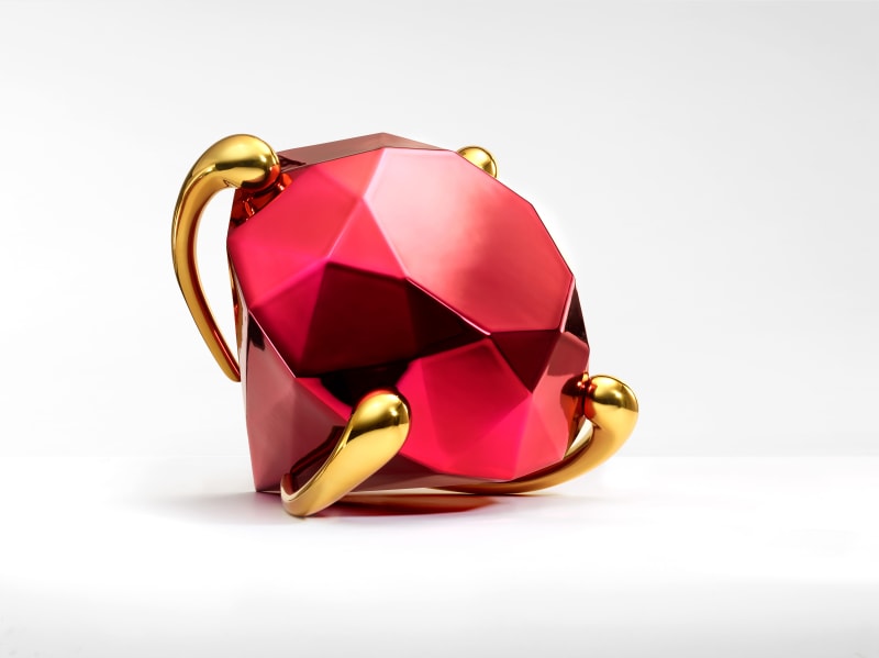 Jeff Koons, Diamond (Red), 2020