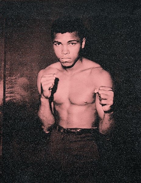 Russell Young, Ali (Lightning Pink and Black) AI2016, 2016