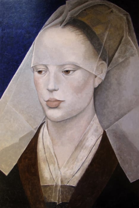 Pierre Lefebvre, Étude de: Jeune femme de Rogier van der weyden (détail), 2018