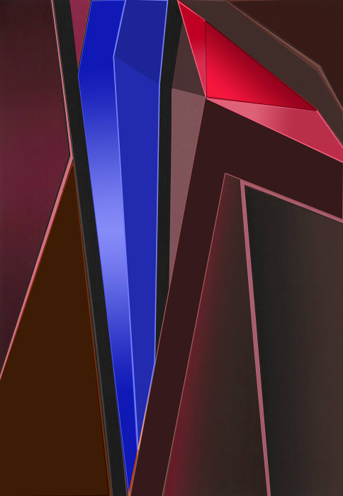 TANJA ROCHELMEYER, RED AND BLUE (0523), 2023