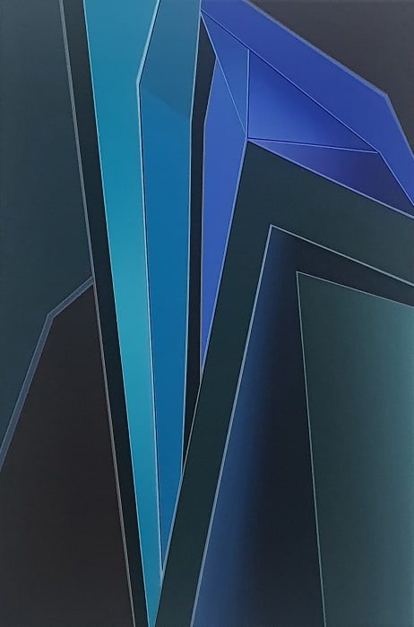 TANJA ROCHELMEYER, BLUE AND GREEN (0623), 2023