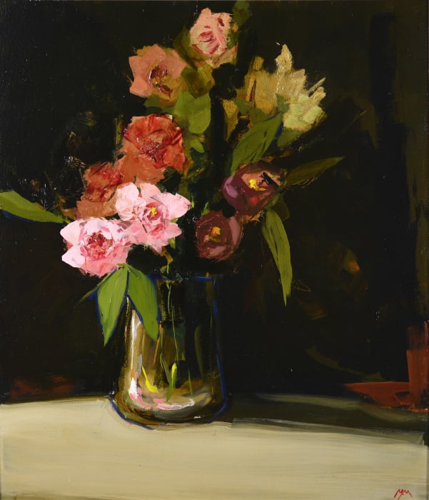 Martin Mooney, Magenta and Pink Roses, 2025
