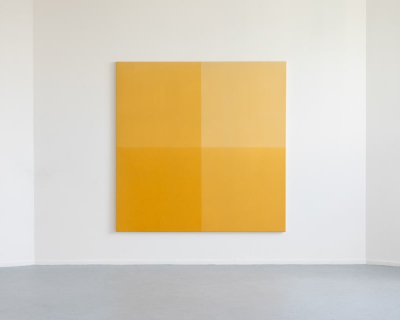 Simon Morris, A Whole and Two Halves: Yellow, 2017