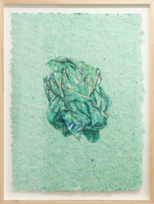 Marita Hewitt, Still Here (Green Floral), 2018