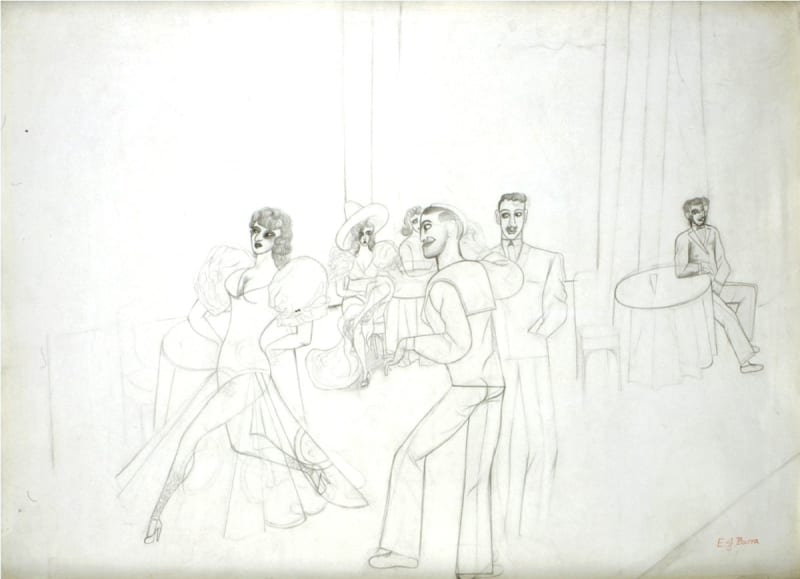 Edward Burra, Cabaret, 1931
