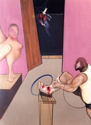 Francis Bacon, Oedipus and the Sphinx after Ingres, 1984