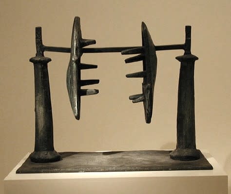 Eduardo Paolozzi, Two Forms on a Rod