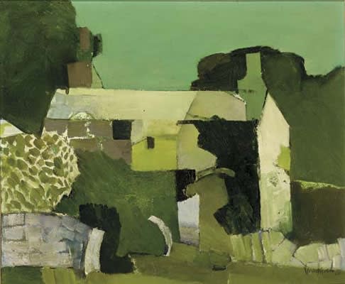 Keith Vaughan, Cottage in Kerry, 1955