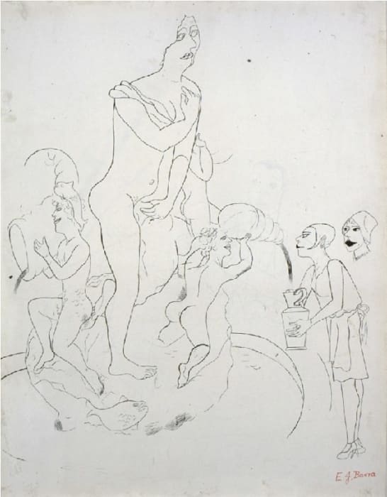 Edward Burra, The Fountain, 1931