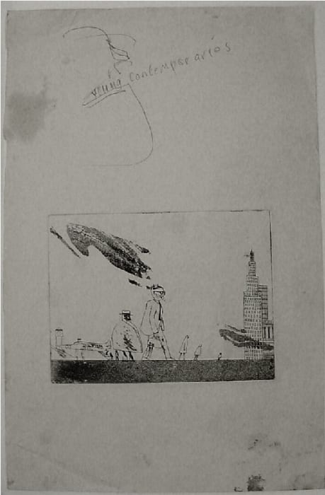David Hockney, The Arrival