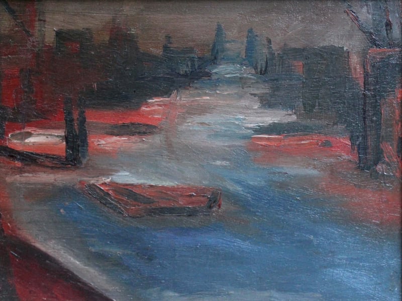 David Bomberg, The River Thames with Tower Bridge, 1937