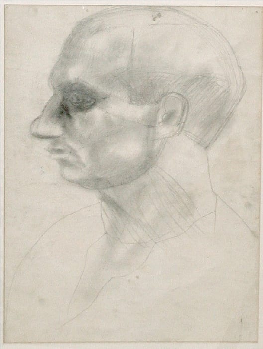 David Bomberg, Self Portrait, 1919