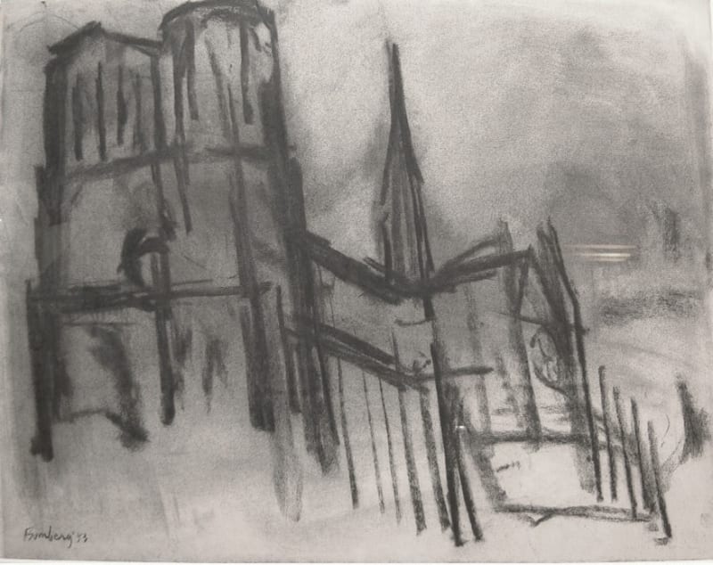 David Bomberg, Notre Dame de Paris, 1953
