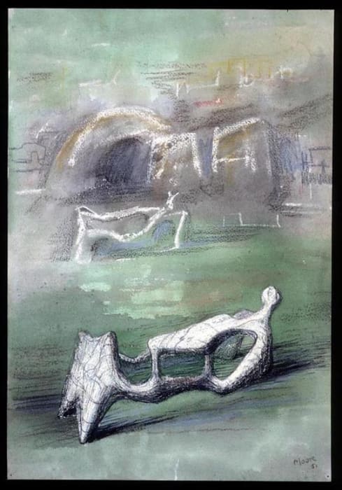 Henry Moore, Sculpture in Landscape, 1951