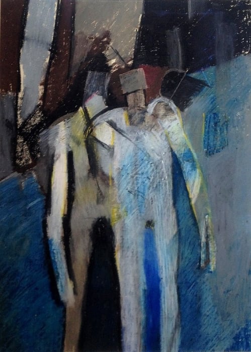 Keith Vaughan, Two figures, 1960