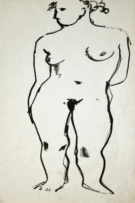 William Gear, 22 Untitled (Standing Nude 12), 1938