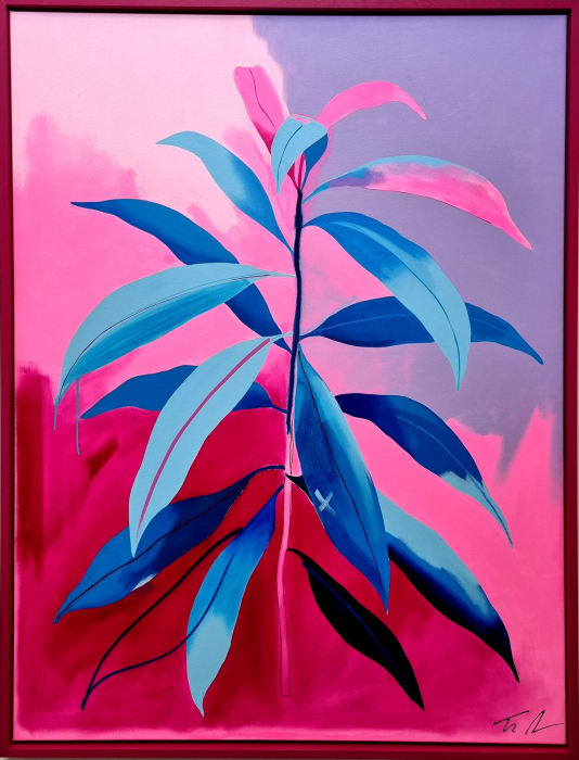 Tim Fowler, Sapphire Leaves, 2023