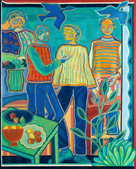 Alice Campbell, Market Day Stroll, 2024