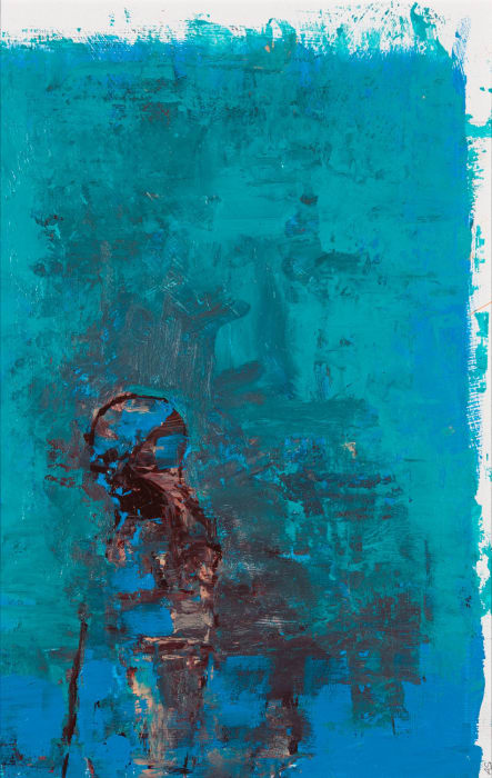 Anthony Scullion, Study in umber and blue, 2024