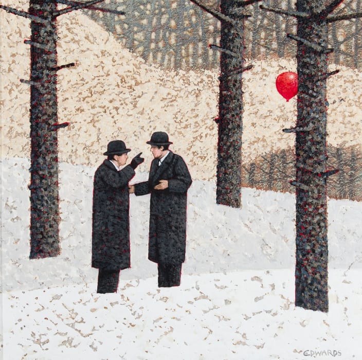 Mark Edwards | one train, two men and three trees