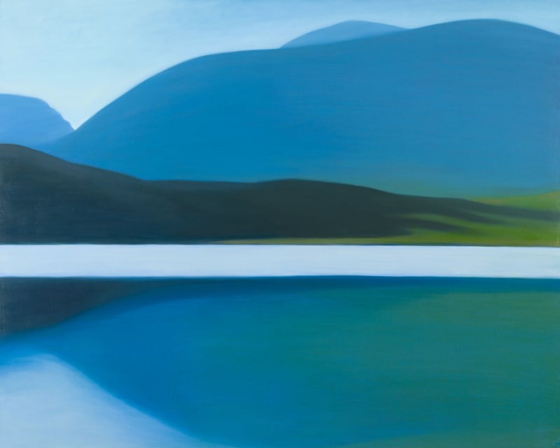 Jane MacNeill, Green and Blue, Loch Pityoulish, 2023
