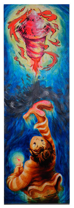 Susan Kim Alvarez, “Gabby’s First Firework”, 2024