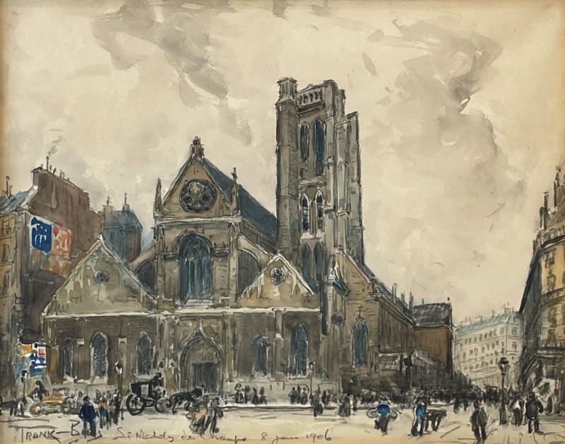Frank Myers Boggs, Saint-Nicolas-des-Champs, Paris, January 8, 1906