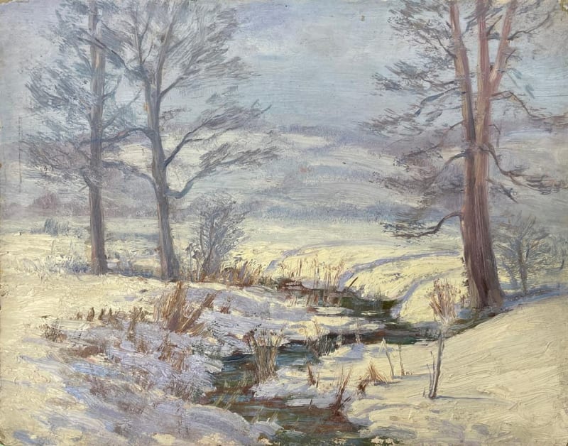 Albert Heckman, Winding Brook near Woodstock, New York