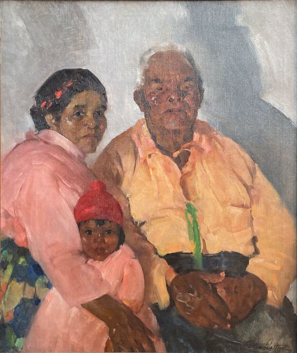 Martha Walter, Navajo Family, 1923