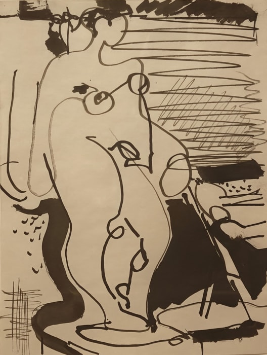 Hans Hofmann, Untitled Nude Drawing