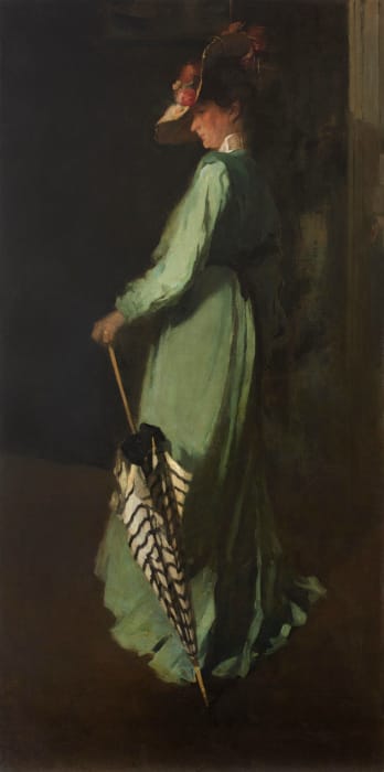Martha Walter, Lady with a Parasol (Portrait of Alice Schille?)