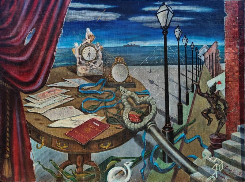 Juanita Guccione, Passport, circa 1949
