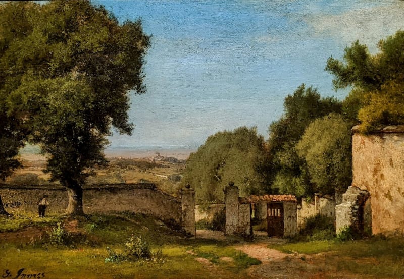 George Inness, The Gate at Albano, circa 1872