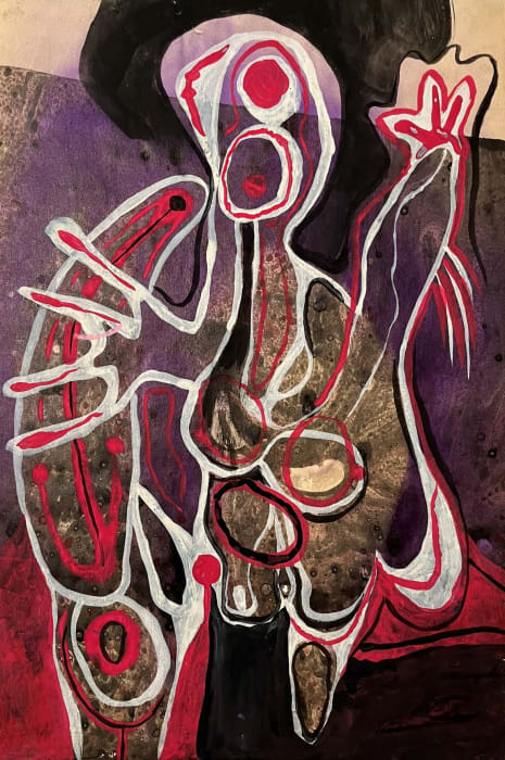 Gerome Kamrowski, Pink Figure, 1940
