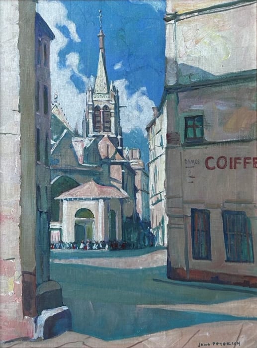 Jane Peterson, Eglise St. Julien, circa 1910