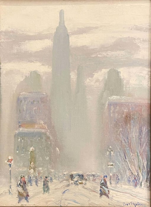 Johann Berthelsen, Fifth Avenue Looking North from 23rd Street, Empire State Building