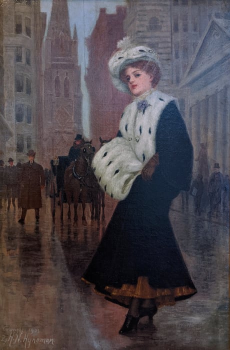Herman N. Hyneman, Sensation in Wall Street, New York, 1903