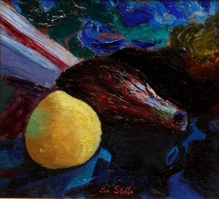 Joseph Stella, Lemon and Eggplant Still Life, circa 1929