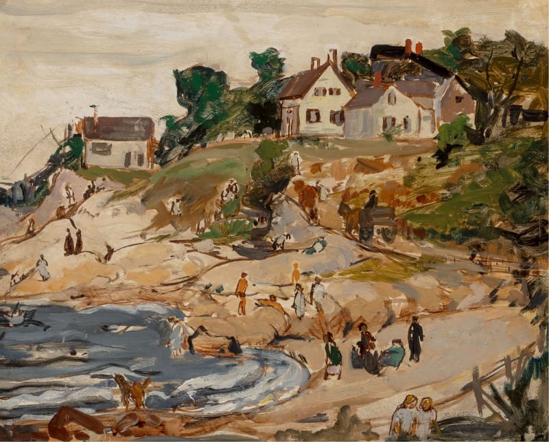 Theresa Bernstein, Folley Cove Studio, Gloucester, circa 1920