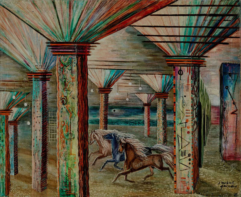 Juanita Guccione, The Race, circa 1951