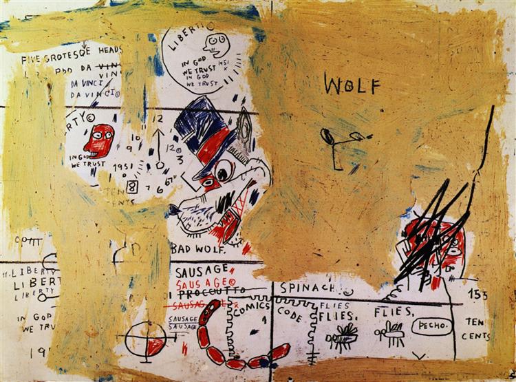 Jean-Michel Basquiat, Wolf Sausage, 1982