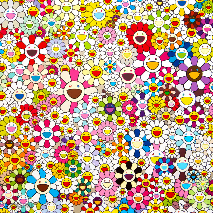 Takashi Murakami, Flowers Blooming in This World and the Land of Nirvana (4), 2013