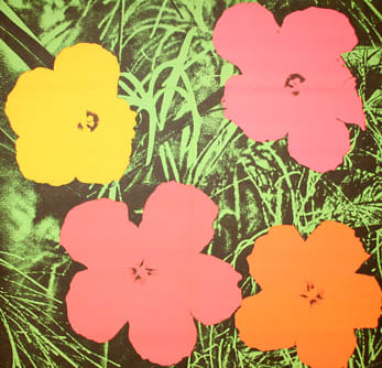 Andy Warhol, Flowers Invitation, 1964