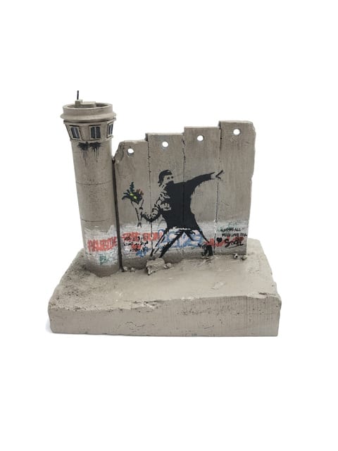 Banksy, Walled off Hotel Statuette - Flower Thrower, 2019
